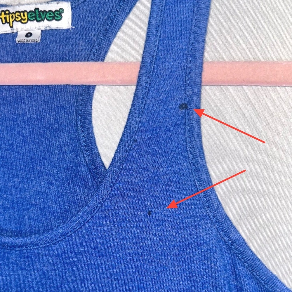 Tipsy Elves Rainbow Cat Tank Top Small Funny Graphic Racerback Pride Festival - Picture 7 of 7